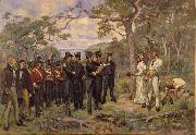 Douglas Morison The Foundation of Perth 1829 oil painting reproduction